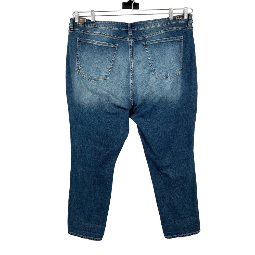 Kut from the Kloth jeans Katy boyfriend denim blue size 24W - Picture 4 of 8
